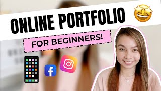 How to Create an Online Portfolio with ZERO Experience | Work From Home Beginner PH [CC English Sub]