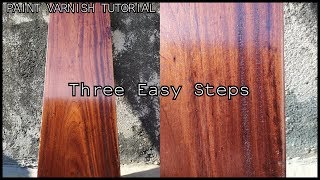 Three Easy Steps On How To Use Lacquer Sealer. For Bigginers. Tips And Techniques.