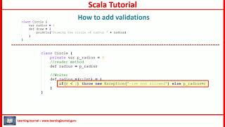Scala Tutorial - Scala Classes