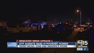 ATF agents raid Phoenix homes