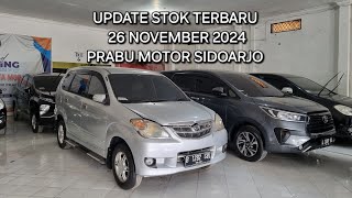 UPDATE STOK TERBARU 26 NOVEMBER 2024 PRABU MOTOR SIDOARJO