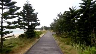 20121024菊島澎湖行之馬公湖西短片 林投公園至隘門沙灘自行車道景觀