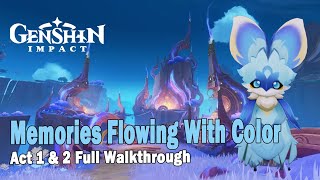 Mictlan: Memories Flowing With Color Act 1 & 2 Full Walkthrough | Genshin Impact 5.2