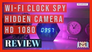 Wi-Fi Clock Spy Hidden Camera ZDMYING HD 1080 cam