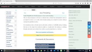 Explain IllegalMonitorStateException in Java multi-threading. | javapedia.net