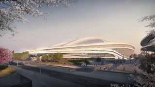 Zaha explains Tokyo Stadium Design