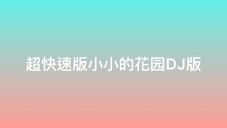 （超快速版！）小小的花园里挖呀挖呀挖DJ版