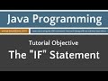 Learn Java Programming - The IF Statement Tutorial