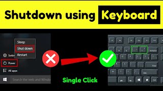 How to Shutdown or Turn off Windows 10 by Using Keyboard Shortcut  1