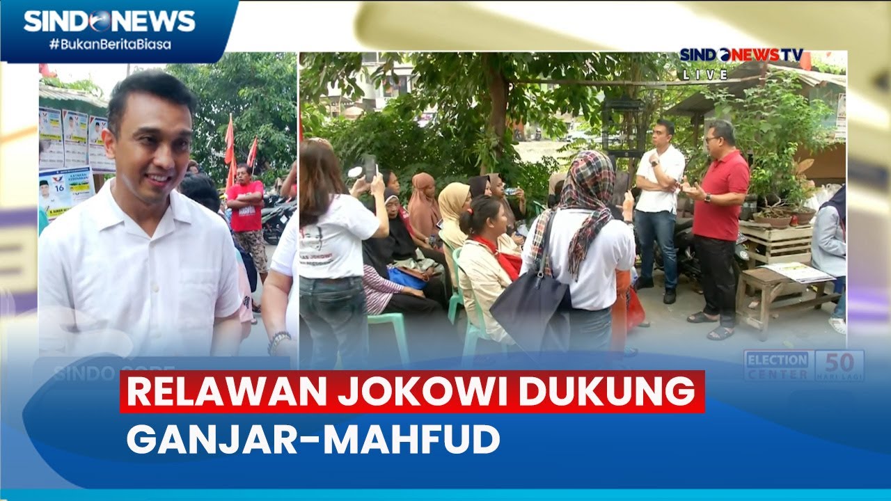 Sejumlah Relawan Jokowi Deklarasikan Dukungan Untuk Ganjar-Mahfud - YouTube