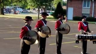 BHS 2017 09 09 Stagg HS Competition Drum Pit Warm Up