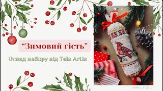 Огляд набору «Зимовий гість» від Tela Artis 🎄❤️🪡❄️