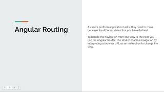 Angular Lesson 8 - Angular Routing