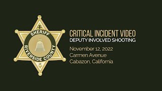 Critical Incident Video 11-12-2022