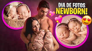 ENSAIO NEWBORN DAS GÊMEAS! | *como funciona o ensaio?*