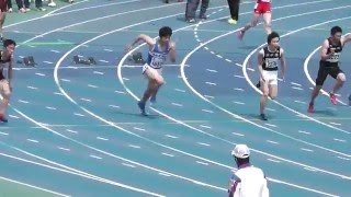 第6回奈良市記録会　2015　男子100m 9組5レーン