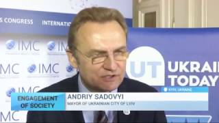 Andriy Sadovyi, Mayor of the Ukrainian city of Lviv, about society engagement