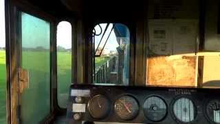 [IRFCA] Inside SGUJ WDP4B 20075 Loco, Loco Pilot operating the Locomotive