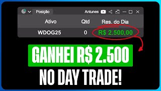 COMO GANHAR 2.500 REAIS NO DAY TRADE! ANDRÉ ANTUNES SCALPER