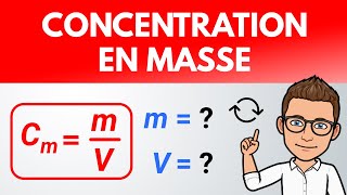 CONCENTRATION MASSIQUE : formules, calculs et unités | Physique-Chimie (lycée)