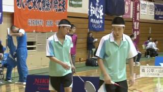 高校選抜2014 MD２回戦 森/山﨑 (西武台千葉・千葉) vs 岩田/松瀬(蘇南・長野)