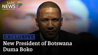 EXCLUSIVE: New President of Botswana Duma Boko