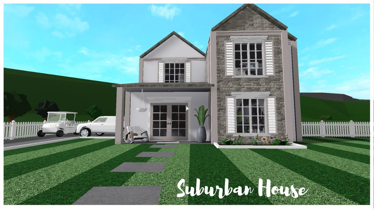 Realistic Suburban Bloxburg House