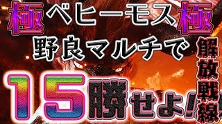 【モンハンワールド】 極ベヒーモス野良マルチ解放戦線 #5 【MHW】