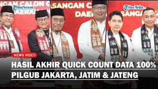 BREAKING: HASIL Akhir Quick Count Pilkada 2024 Jakarta, Jatim, Jateng hingga Sumbar Data 100 Persen