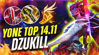 Dzukill Yone TOP Gameplay Patch 14.11 - Yone vs Gragas EUW Ranked Season 14