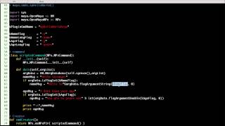 Maya Python API - Command Arguments