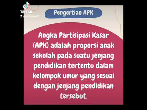 Angka Partisipasi Murni (APM) Dan Angka Partisipasi Kasar (APK) Di ...