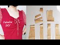 V107 How to make ruched bust dress