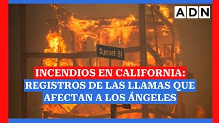 Incendios en California: registros de las llamas que afectan a Los Ángeles, Estados Unidos