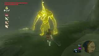 Moblin jumps off a cliff