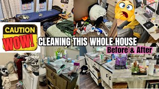 *NEW* WHOLE HOUSE | COMPLETE DISASTER| ORGANIZE | DECLUTTER | BEFORE AND AFTER | CLEANING 2.0