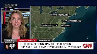 US fighter jets responded to an aircraft with an unresponsive pilot near DC.