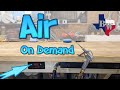 On Demand Air for Shop Workbench - Remote Control of Air Compressor