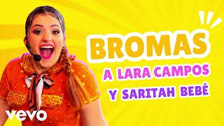 Los Meñiques De La Casa - Bromas a Lara Campos y Saritah bebé en nuestro concierto