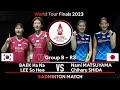 BAEK Ha Na /LEE So Hee vs Nami MATSUYAMA /Chiharu SHIDA | BWF World Tour Finals 2023 Badminton