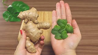 Famous nutritionist taught me. I mixed ginger with mint and I stopped gaining weight