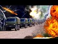 RUSSIA ON FIRE ❗American Laser Weapon Destroys Russian Convoy and Main Camp - ARMA 3