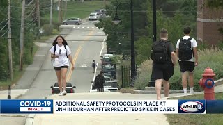 Additional safety protocols in place at UNH after spike in COVID-19 cases