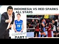 INDONESIA ALL STARS vs RED SPARKS MASUK BERITA KOREA PART 1