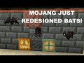 MOJANG JUST REDESIGNED BATS!