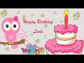 Happy Birthday Leela Image Wishes General Video Animation