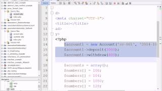 PHP Bangla Tutorial array with user defiend type and foreach loop