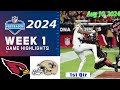 Arizona Cardinals Vs. New Orleans Saints WEEK 1 FULL GAME Aug 10, 2024 | NFL PreSeason 2024