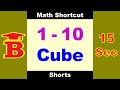 1 to 10 Cube Trick