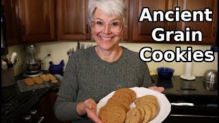 How to Make Cookies Using Freshly Milled Einkorn Flour using The Wonder Mill. Ancient Grain Cookies